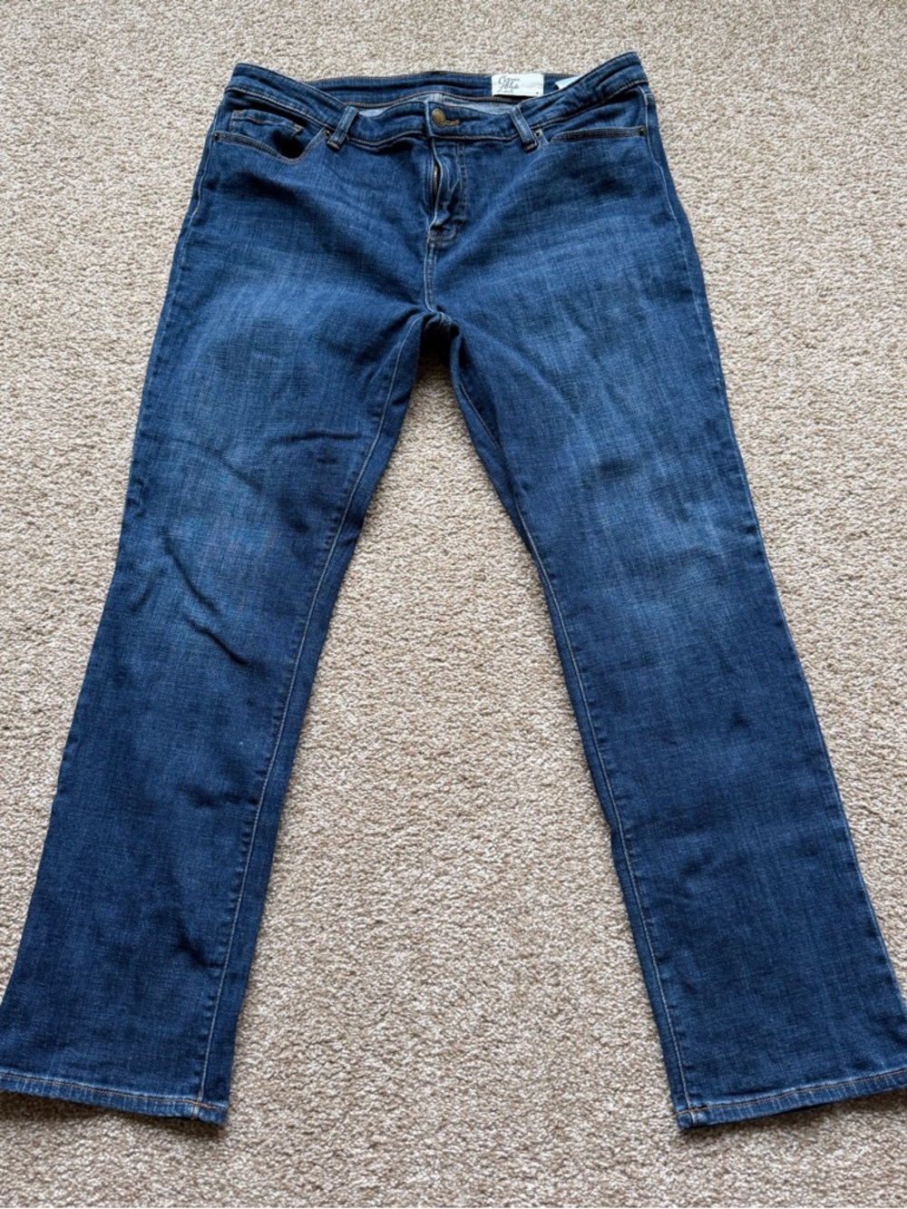 COSMIC BLUE LOVE Ellie Straight Leg Jean